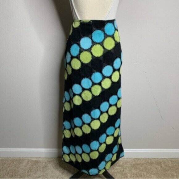 Metro style Vintage Leather Midi Skirt - Picture 8 of 13